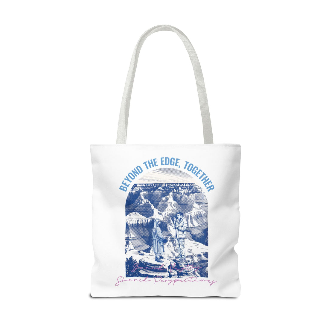 Beyond The Edge Travel Tote Bag | Grand Canyon Adventure Canvas Tote Bag for Travel Lovers