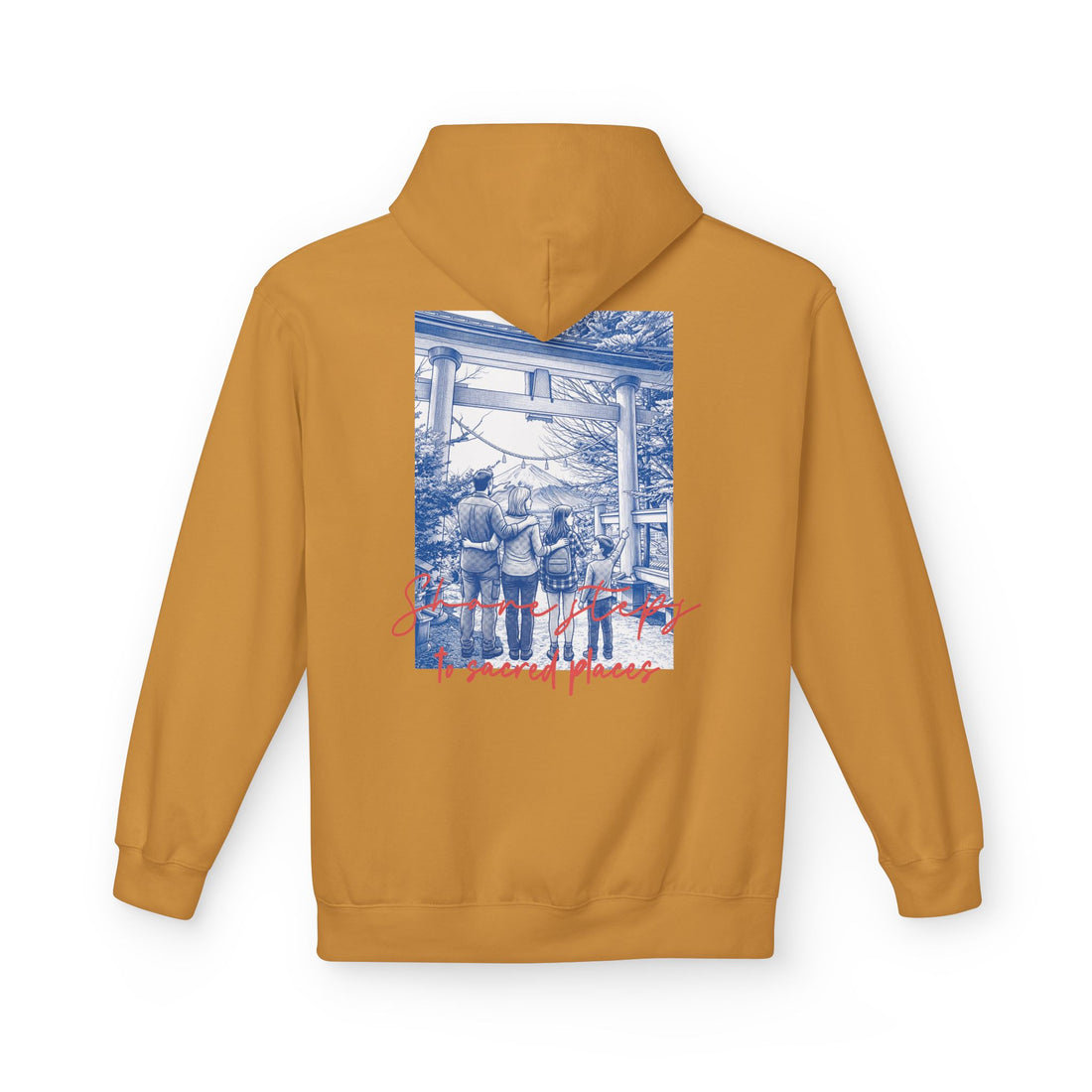 Sacred Places Hoodie | Vintage Travel Landmark Sweatshirt