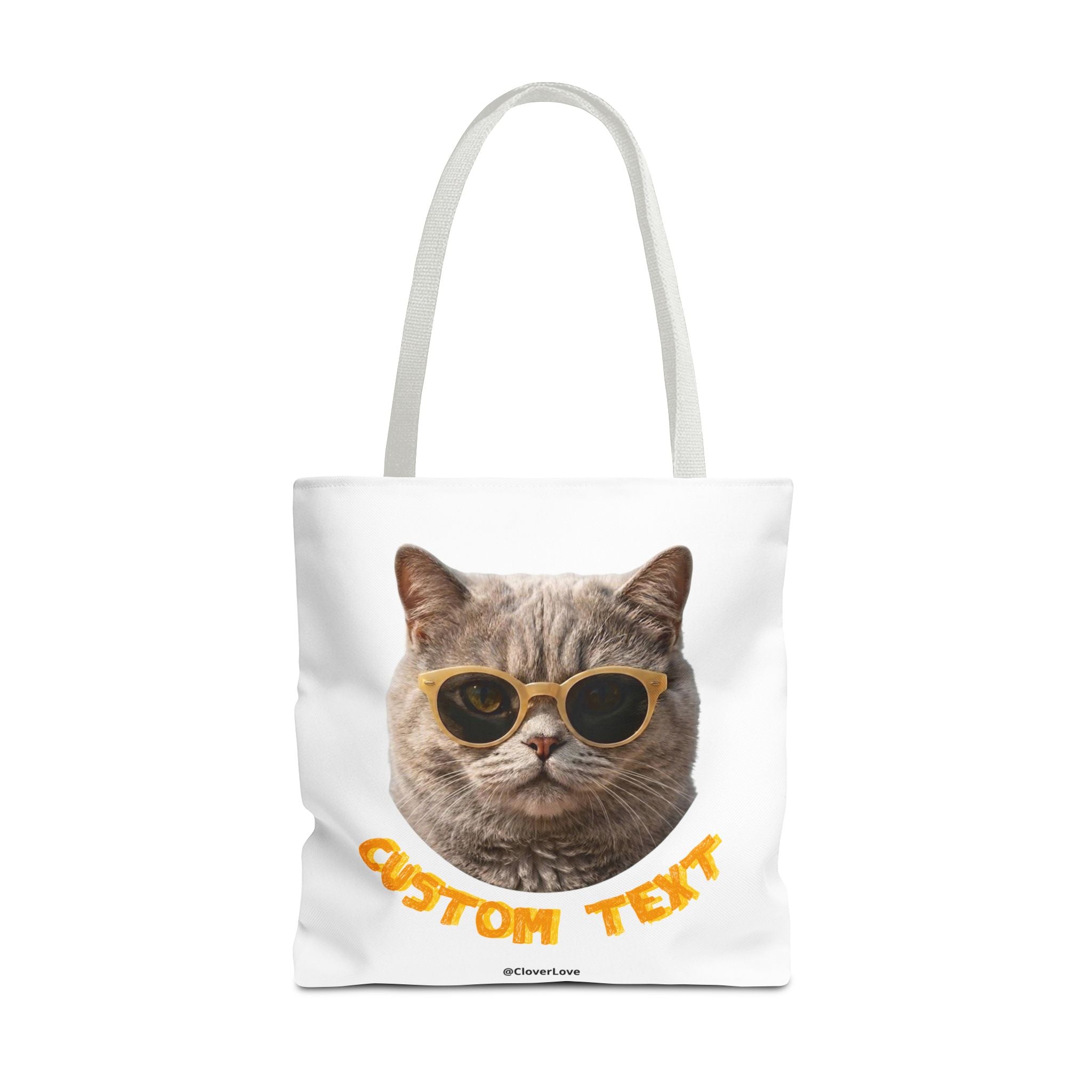 Summer Cat Tote Bag | Funny Cat Lover Beach Canvas Bag