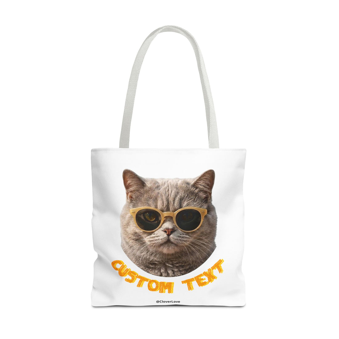 Summer Cat Tote Bag | Funny Cat Lover Beach Canvas Bag