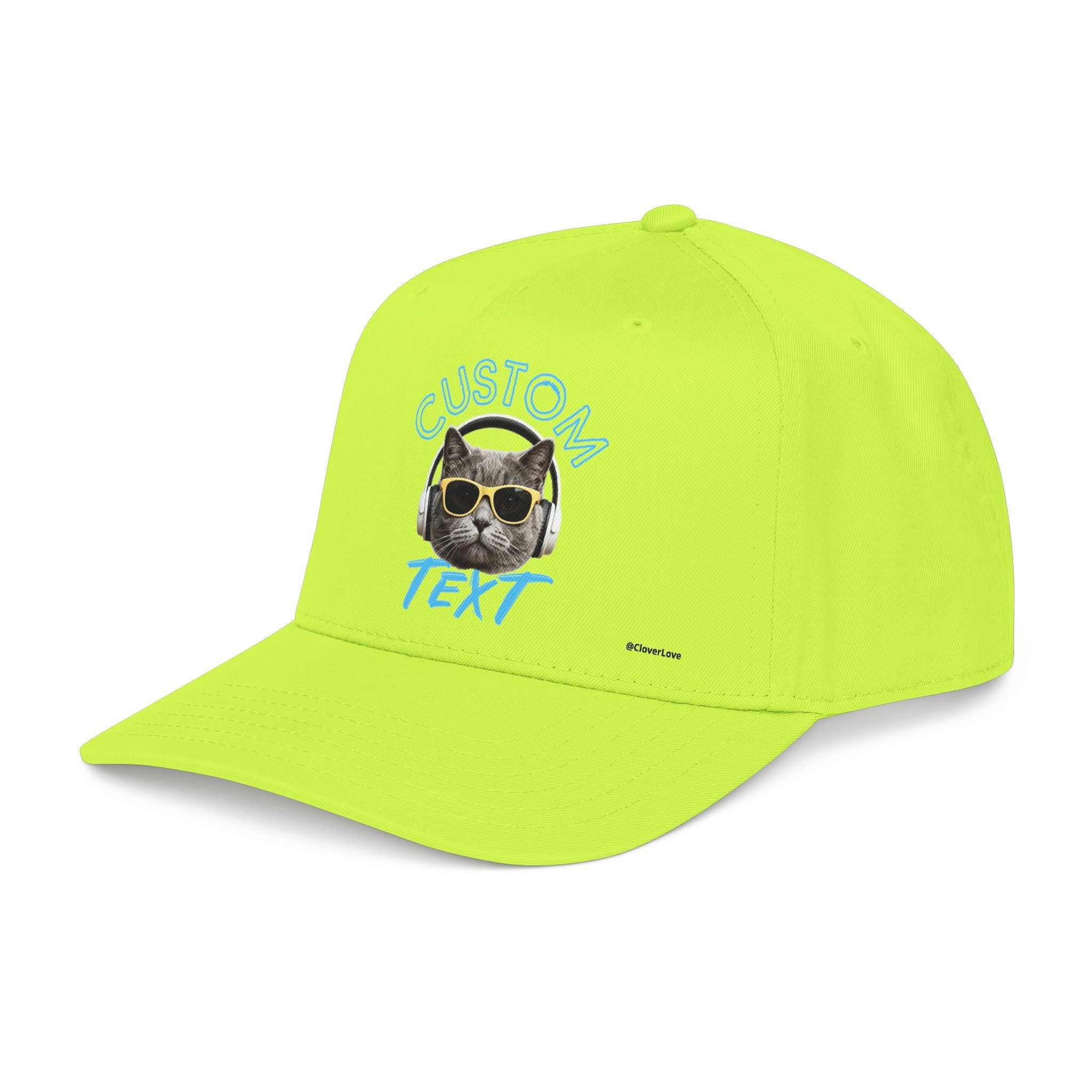 Custom Cat Photo Baseball Cap | Personalized Pet Lover Hat