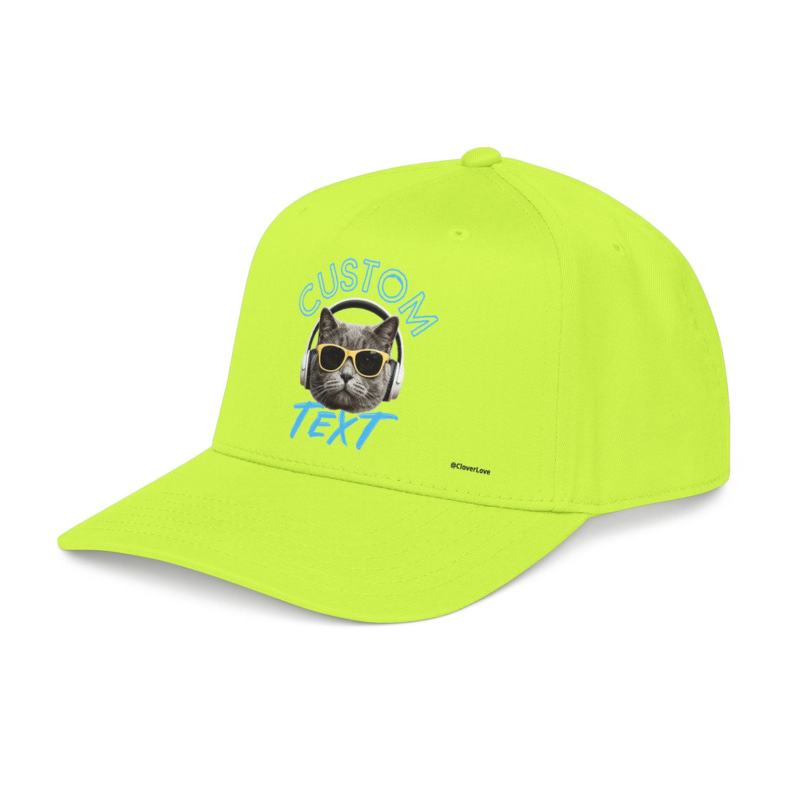 Custom Cat Photo Baseball Cap | Personalized Pet Lover Hat