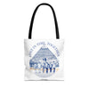 Egypt Pyramid Tote Bag | Vintage Travel Explorer Canvas Bag
