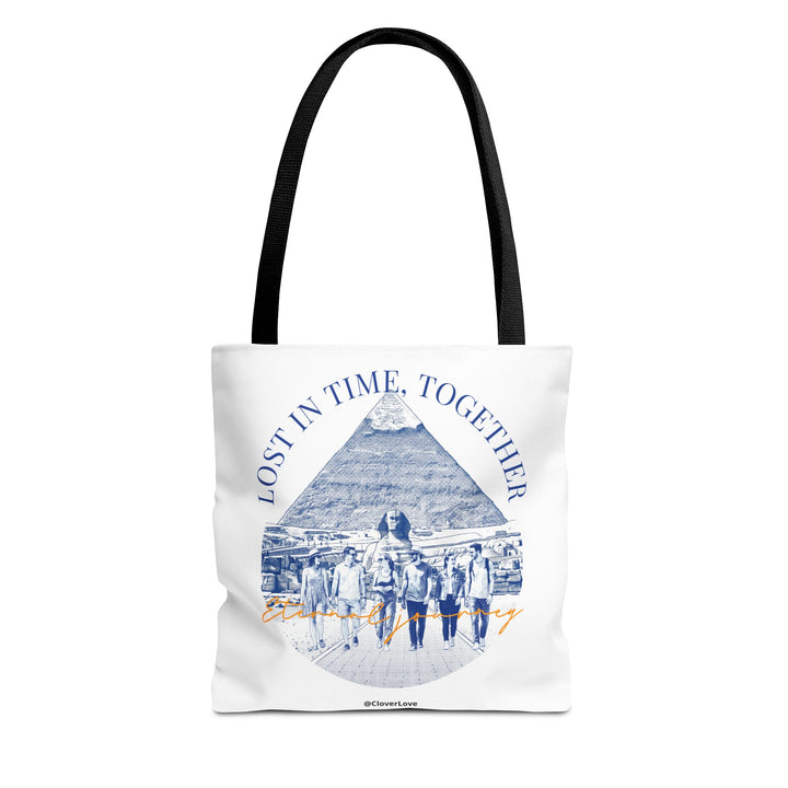 Egypt Pyramid Tote Bag | Vintage Travel Explorer Canvas Bag