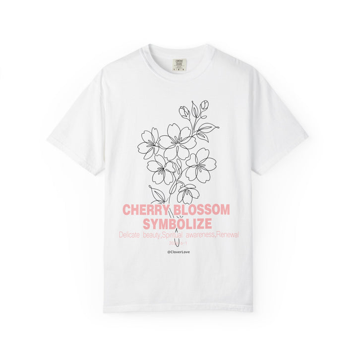 Cherry Blossom Flower T-Shirt - Sakura Botanical Graphic Shirt
