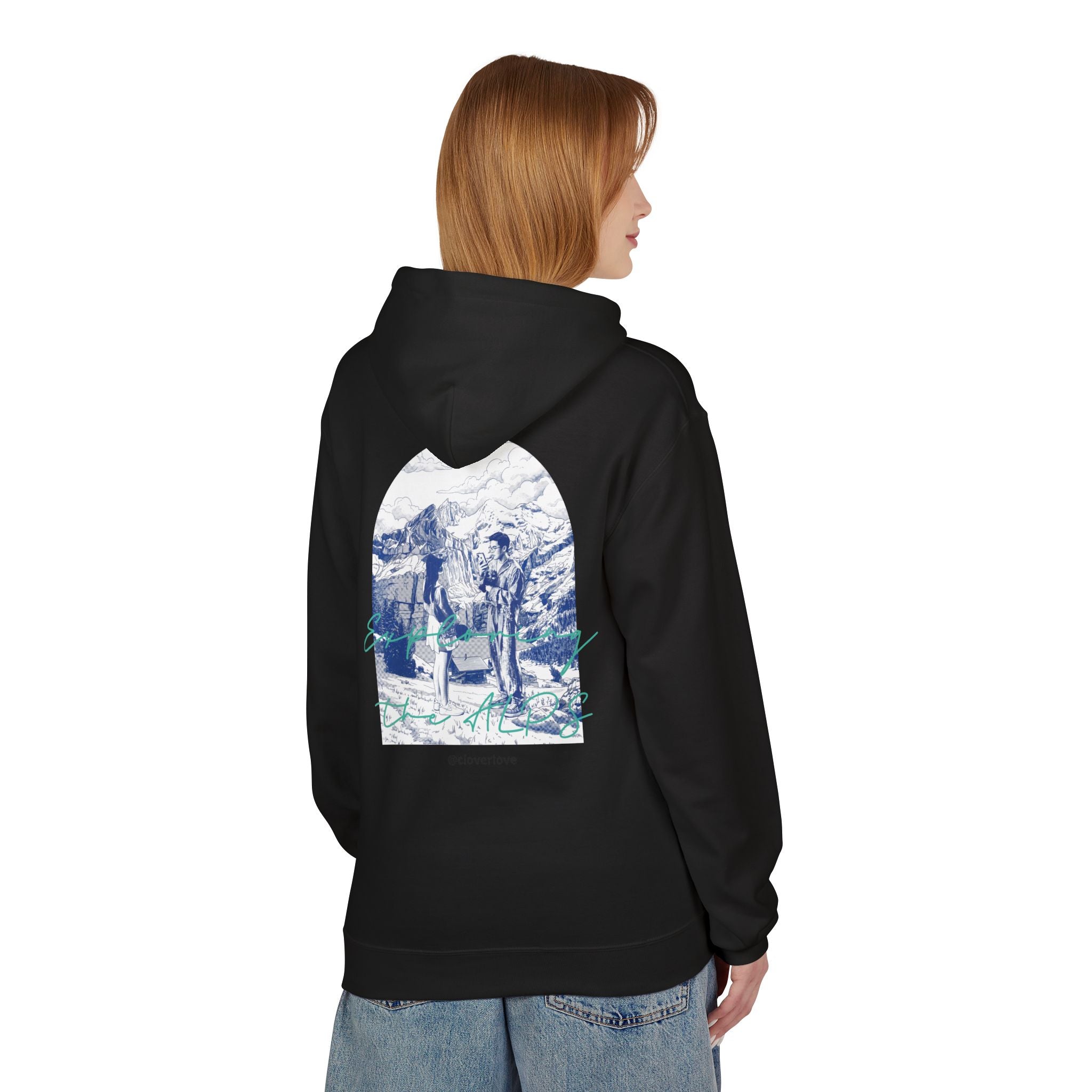 Mountain Travel Hoodie | Abenteuerlandschaft Grafik Pullover