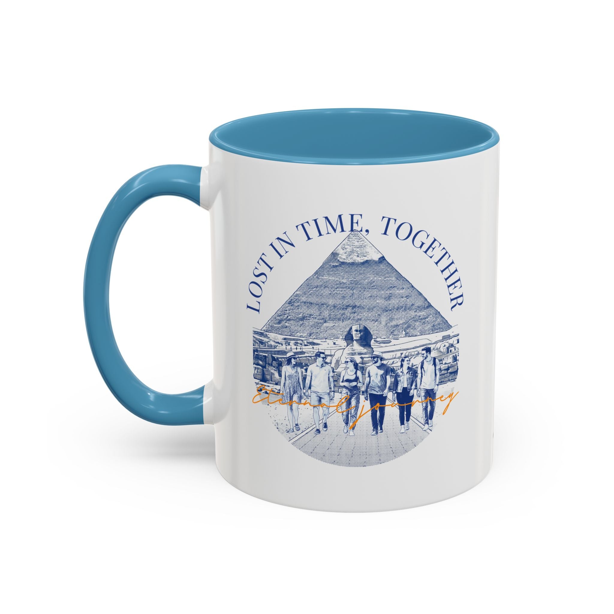 Egypt Travel Memory Mug - Pyramid Adventure Coffee Cup for Travelers