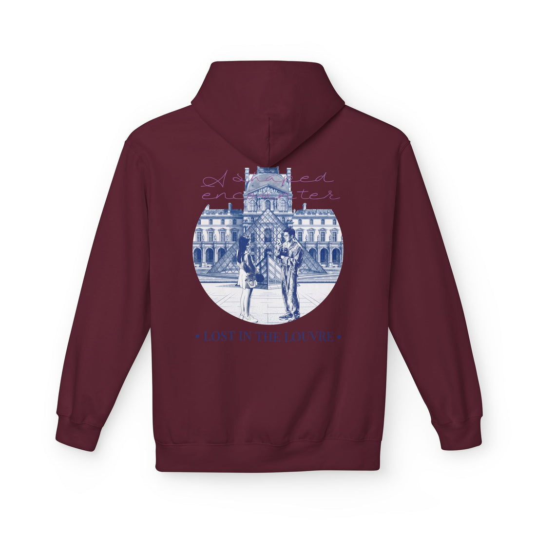 Lost In The Louvre Hoodie | Paris Travel Landmark Sweatshirt