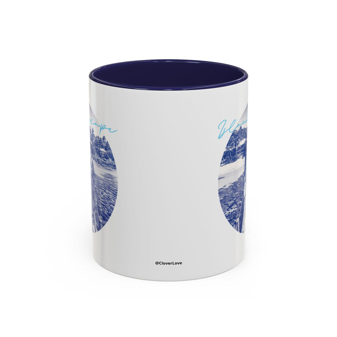 Island Escape Travel Mug - Tropical Beach Coffee Cup for Travelers