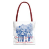 Great Wall of China Tote Bag, Family Travel Souvenir Bag, Landmark Canvas Tote