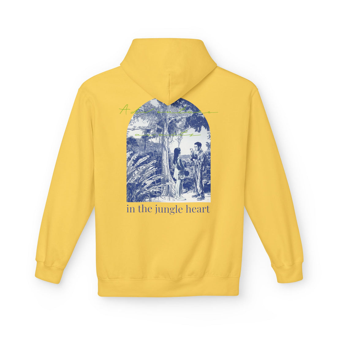 Jungle Adventure Hoodie – Vintage Tropical Travel Graphic Pullover Sweatshirt