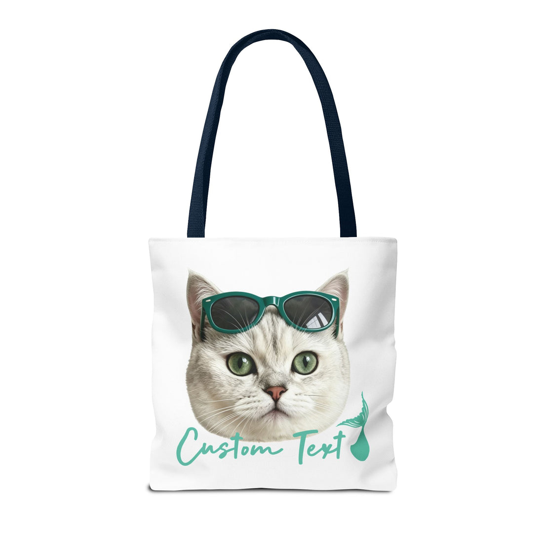 Custom Cat Tote Bag | Personalized Cat Photo Summer Canvas Bag