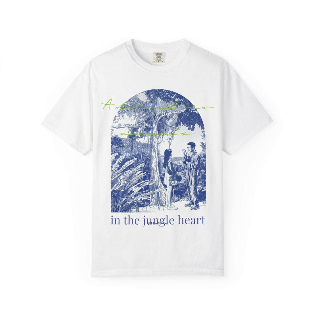 Custom Jungle Adventure Travel T-Shirt - Couple Vacation Gift