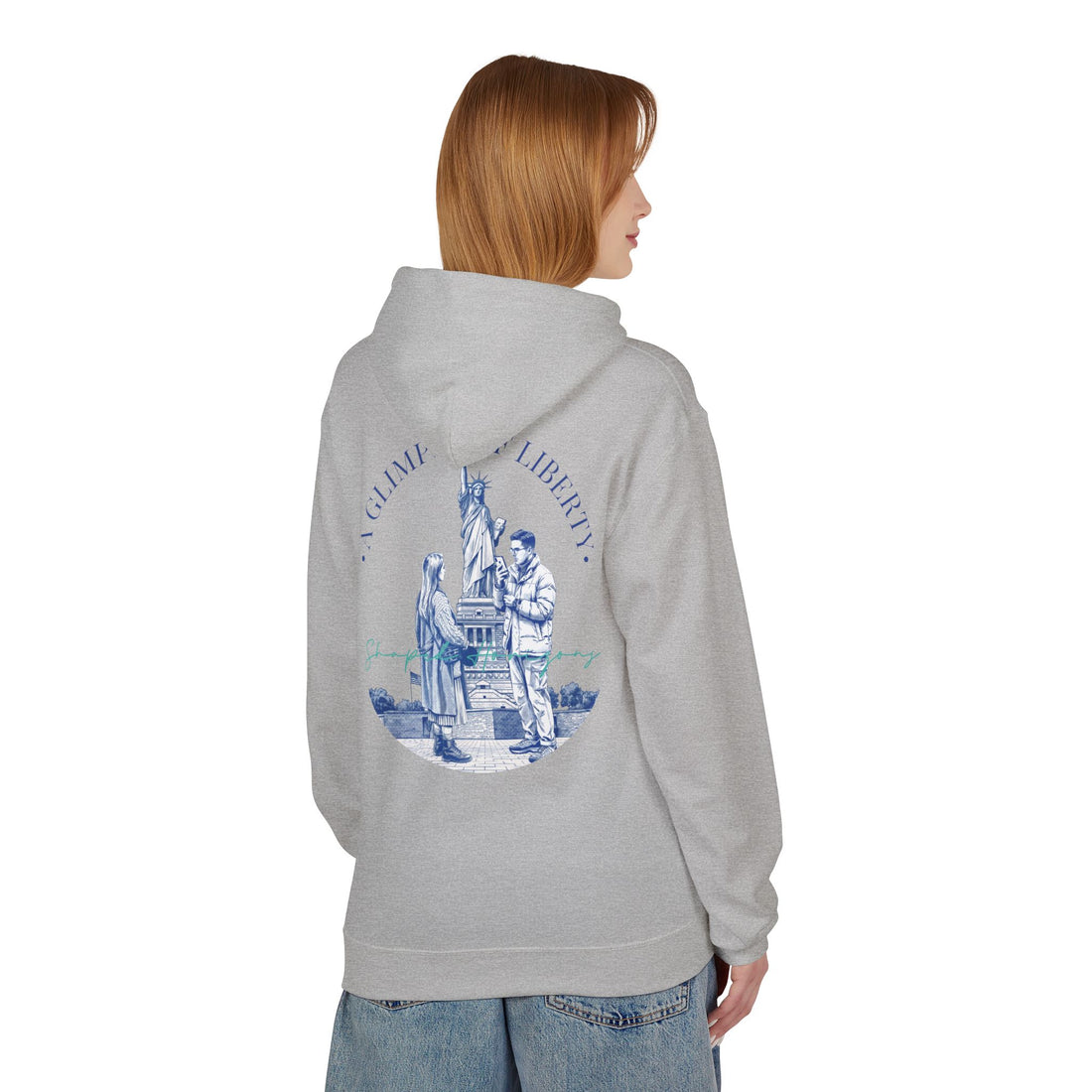 Statue of Liberty Adventure Hoodie | Vintage New York Travel Sweatshirt