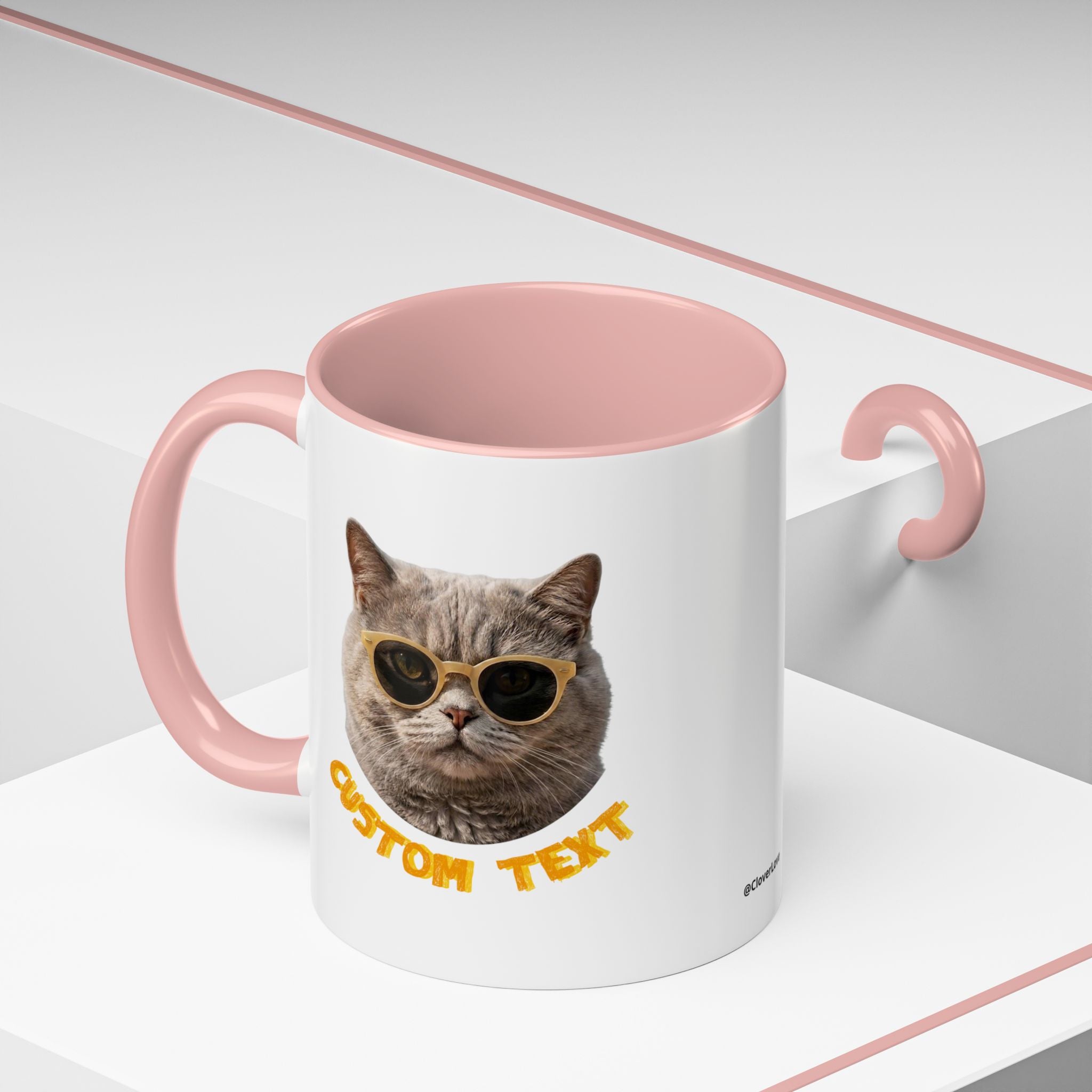 Lustige Katzen-Sommer-Tasse – Süße Strand-Kaffeetasse für Katzenliebhaber