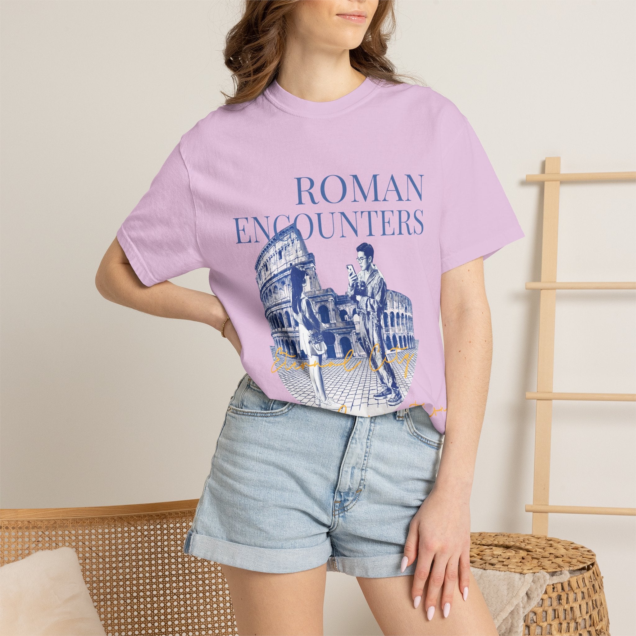 Custom Rome Colosseum Travel T-Shirt - Vintage Vacation Gift