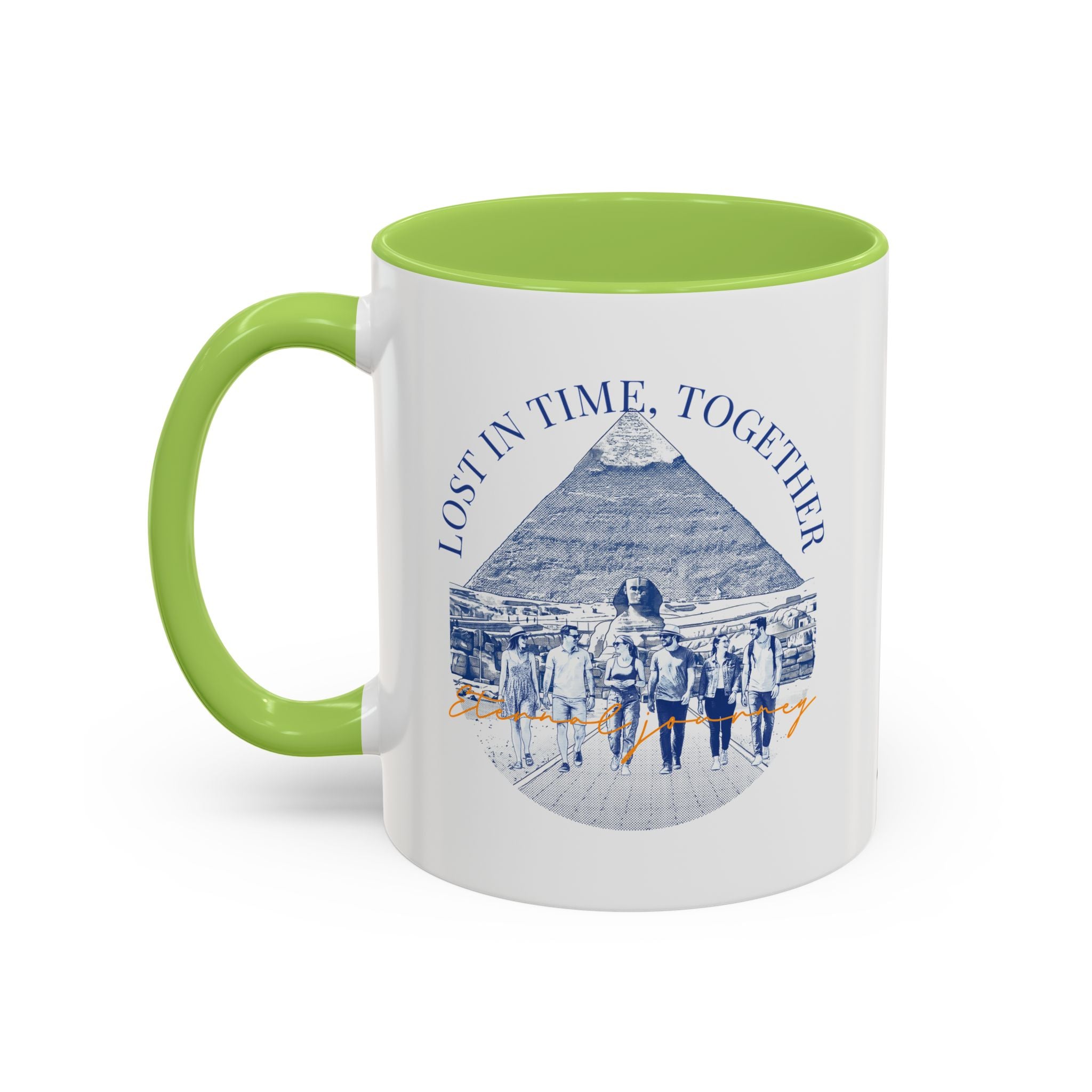 Egypt Travel Memory Mug - Pyramid Adventure Coffee Cup for Travelers