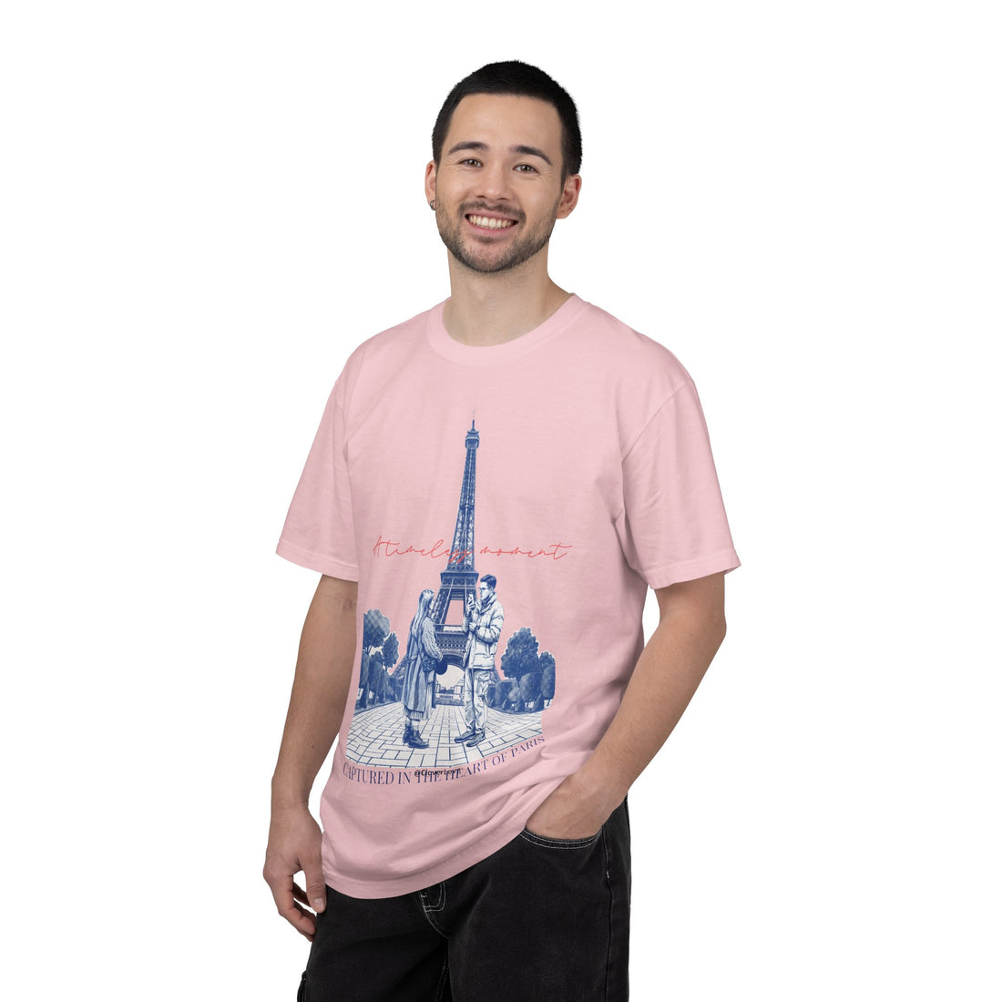 Custom Paris Landmark T-Shirt - Vintage Paris Memory Tee, Travel Lover Gift