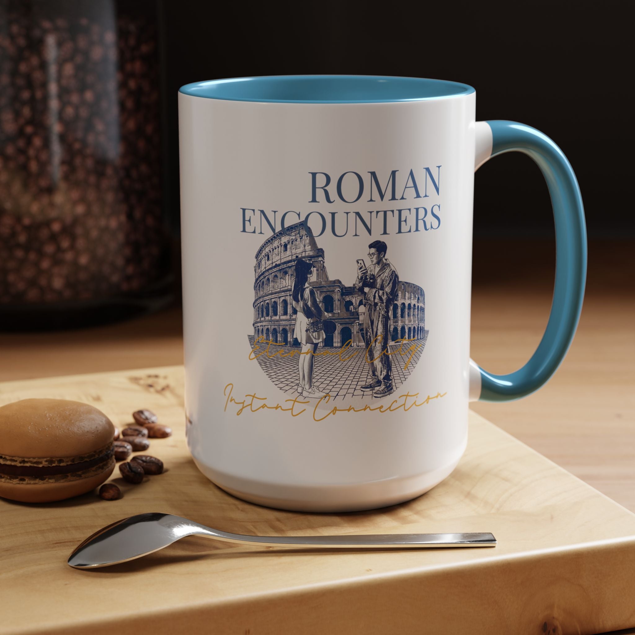 Rome Travel Memory Mug - Colosseum Coffee Cup for Travelers