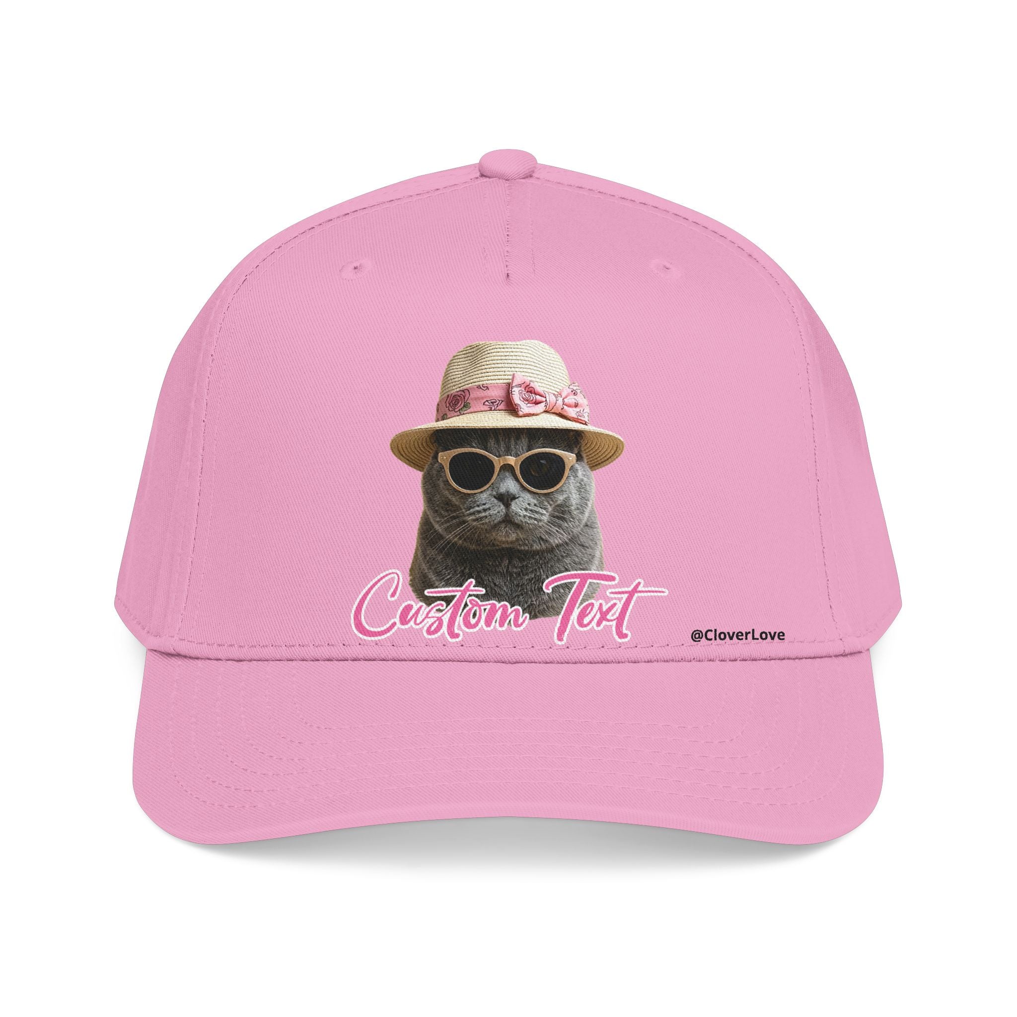 Cute Cat Photo Hat | Personalized Pet Lover Baseball Cap