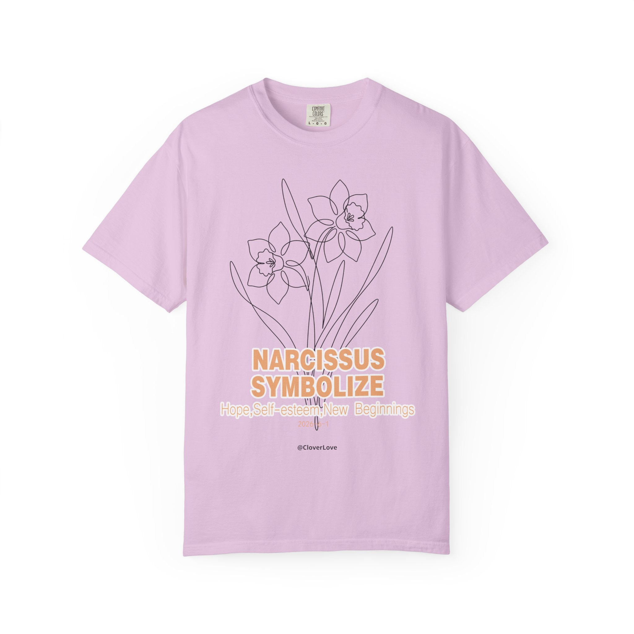 Narcissus Flower T-Shirt - Botanical Graphic Shirt for Flower Lovers