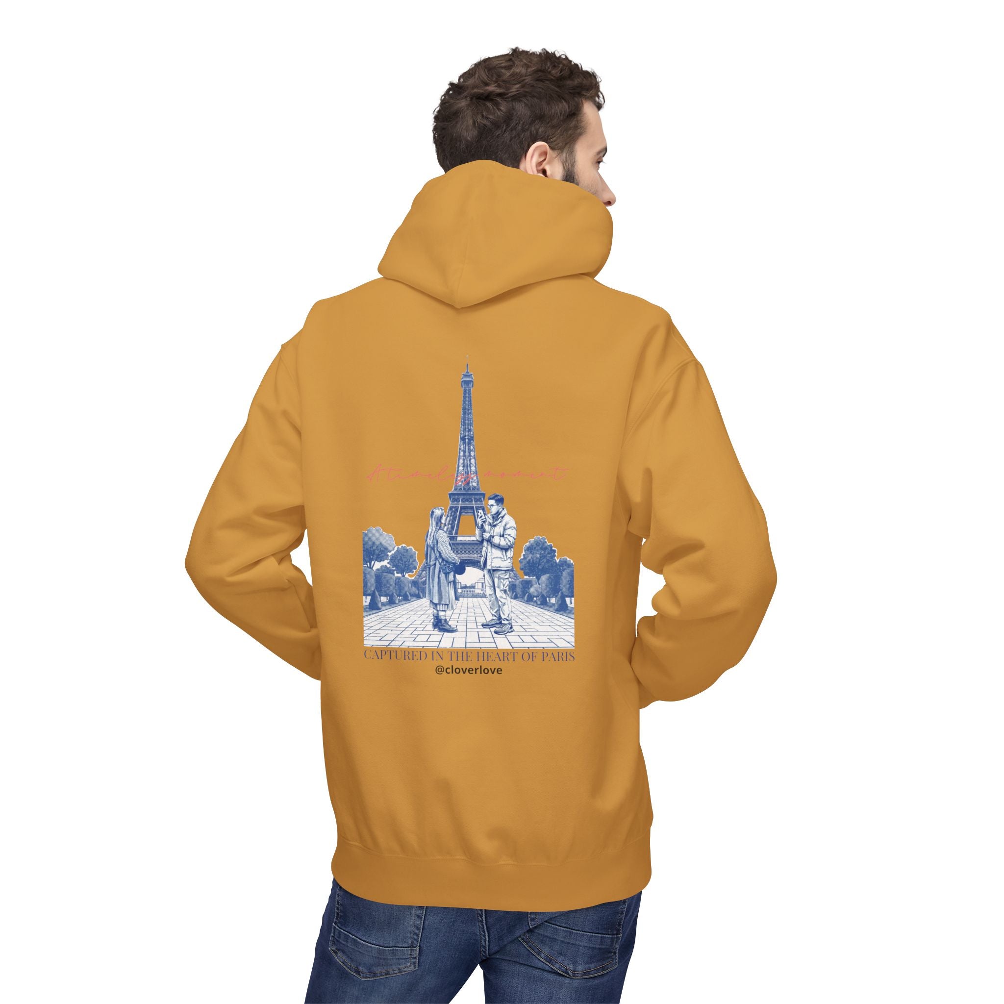 Paris Eiffelturm Hoodie | Romantisches Reise-Grafik-Sweatshirt