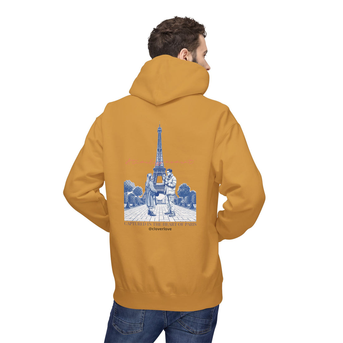 Paris Eiffelturm Hoodie | Romantisches Reise-Grafik-Sweatshirt