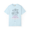Aster Flower T-Shirt - Botanical Graphic Shirt for Flower Lovers