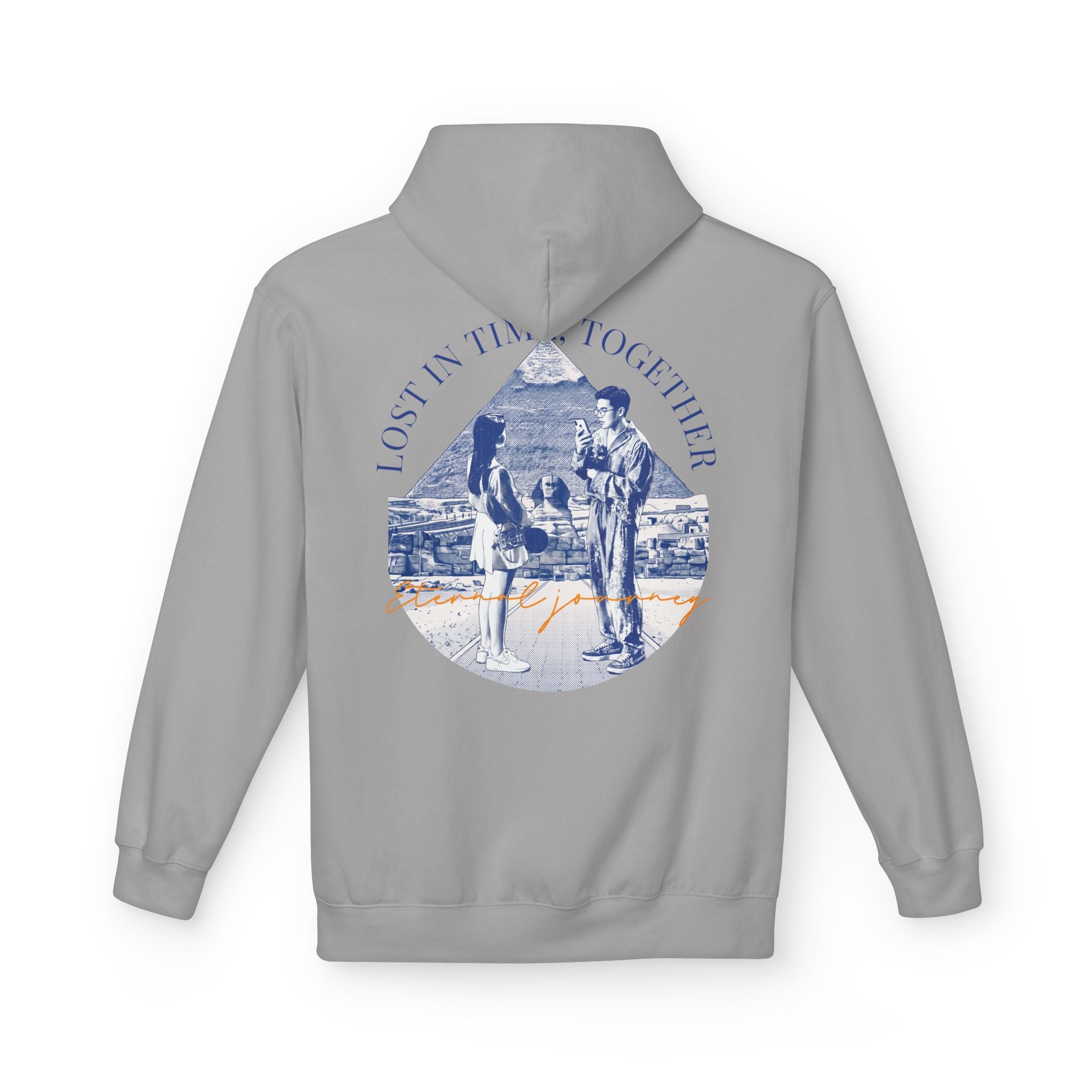 Vintage Travel Hoodie | Couple Landmark Graphic Sweatshirt