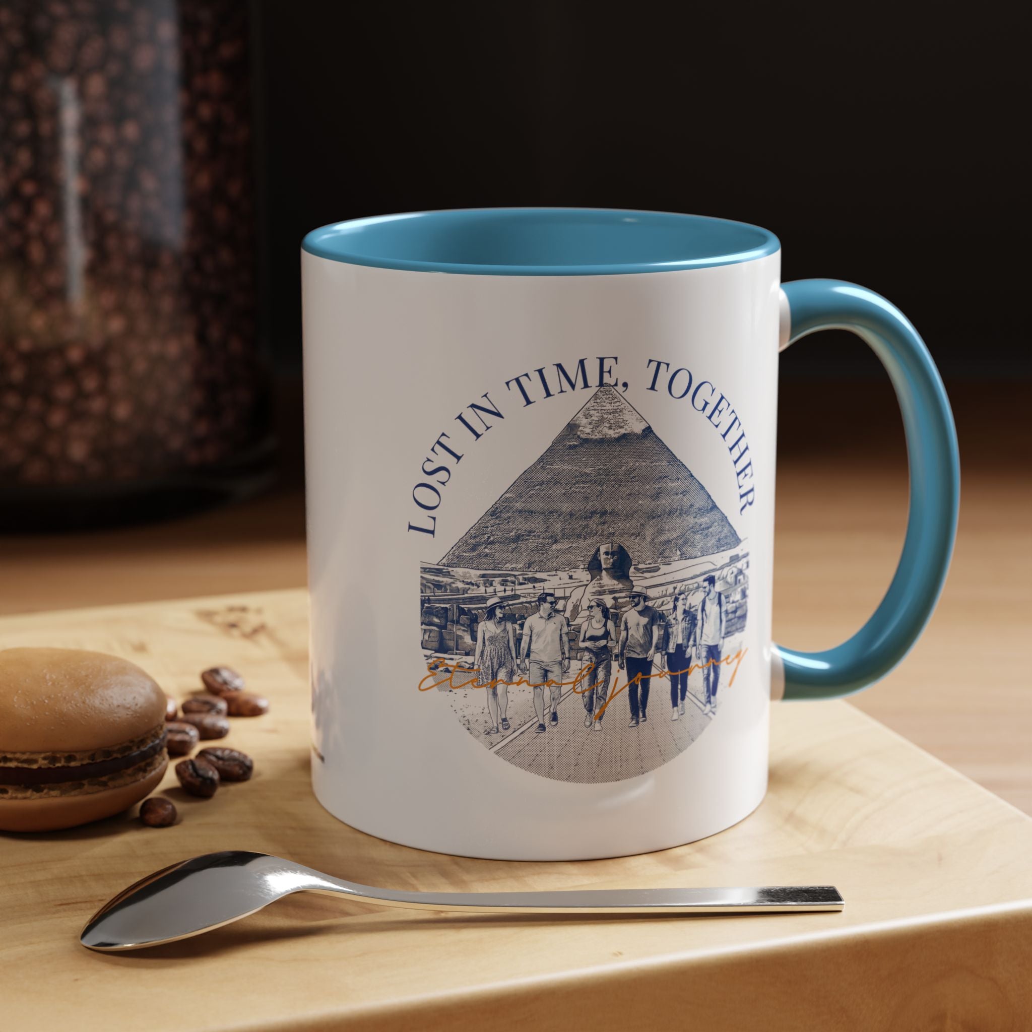 Egypt Travel Memory Mug - Pyramid Adventure Coffee Cup for Travelers