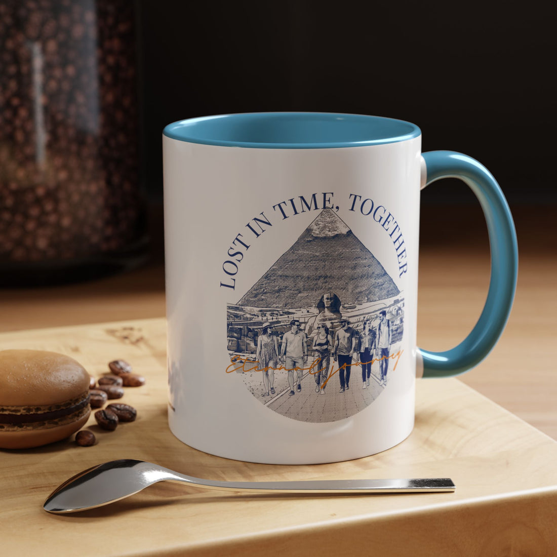 Egypt Travel Memory Mug - Pyramid Adventure Coffee Cup for Travelers