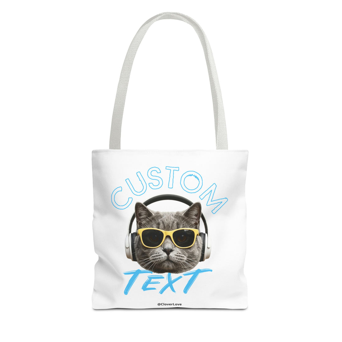 Summer Chill Cat Tote Bag | Funny Cat Lover Beach Bag