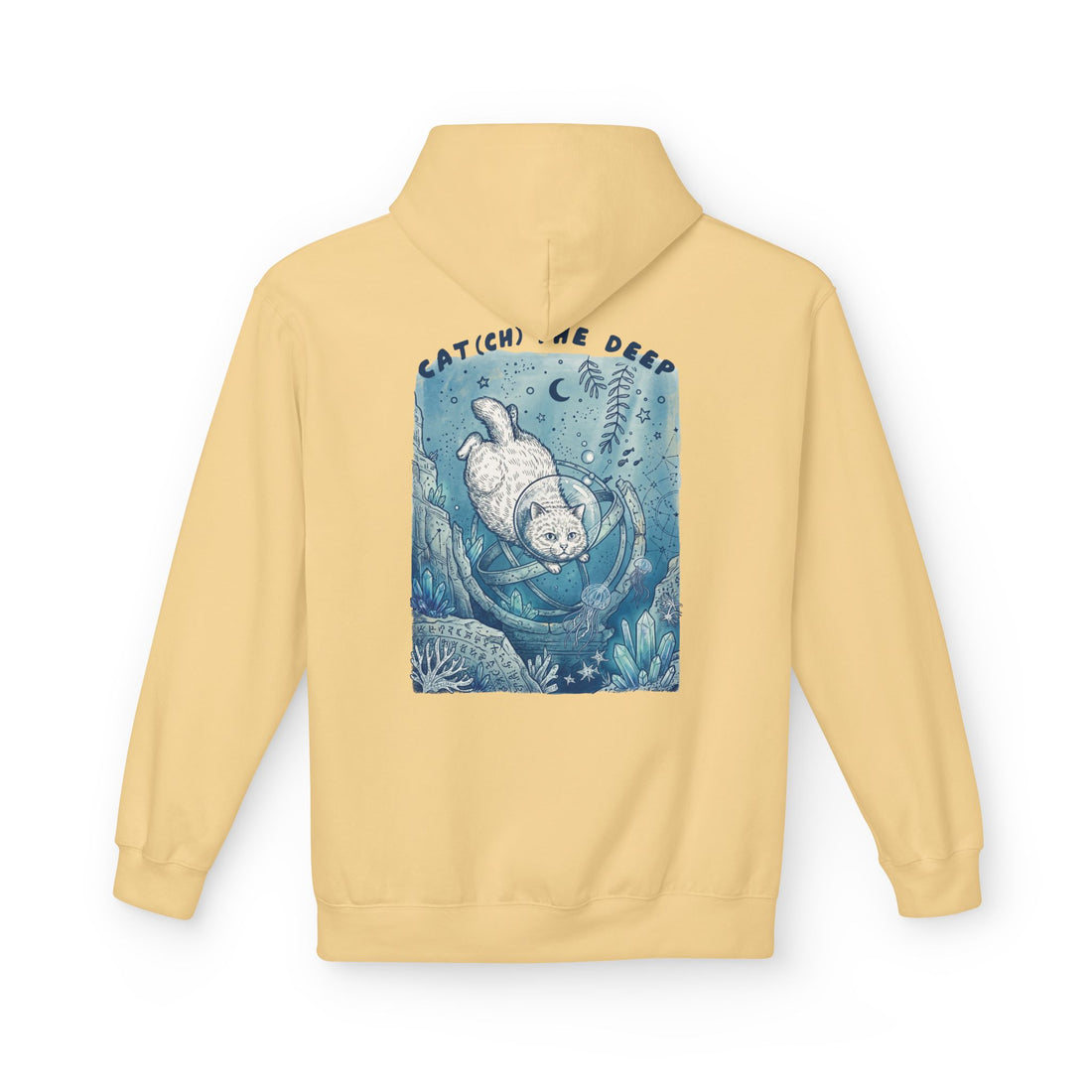 Cat Deep Sea Adventure Hoodie | Vintage Ocean Explorer Graphic Sweatshirt