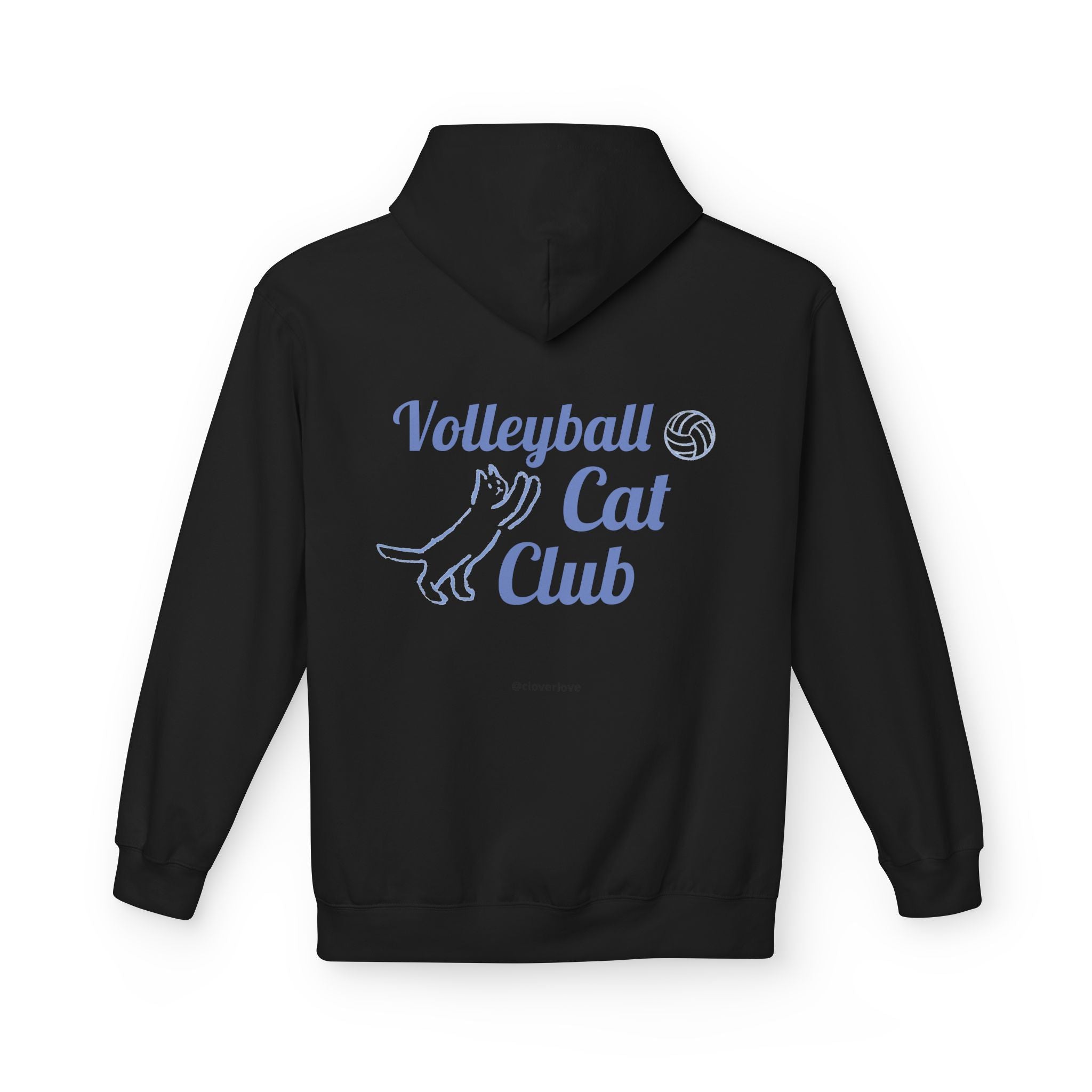 VC6, Catch the Echo Hoodie — Ocean Cat Adventure Graphic Hoodie