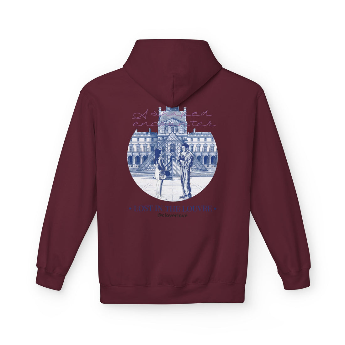 Lost In The Louvre Hoodie | Paris Reise-Wahrzeichen Sweatshirt