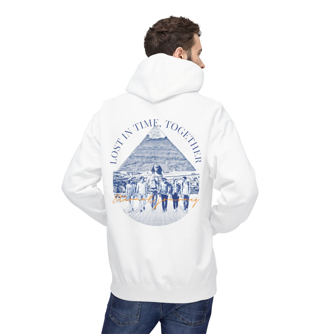 Egypt Landmark Hoodie | Vintage Pyramid Travel Sweatshirt