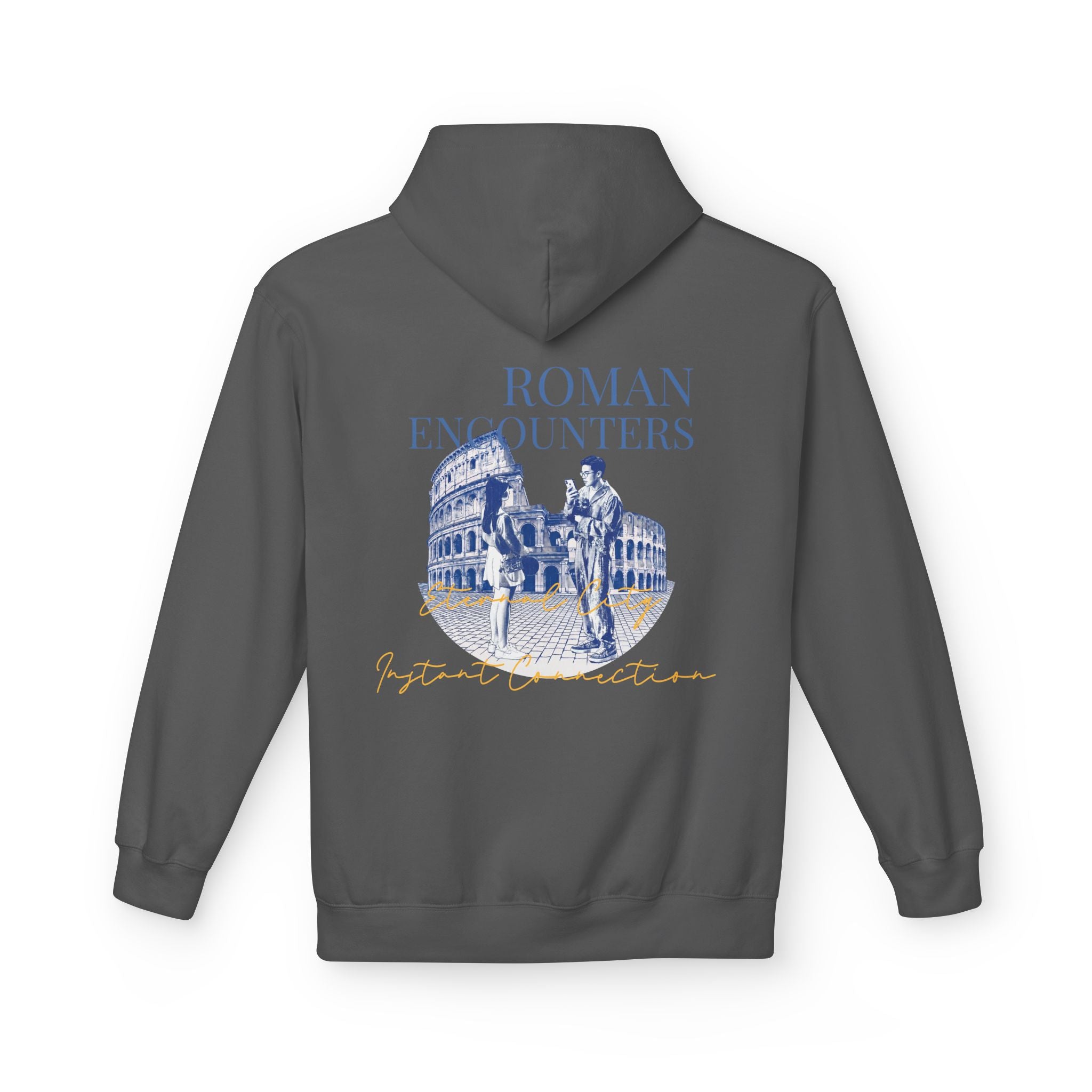 Roman Encounters Hoodie | Colosseum Travel Landmark Sweatshirt