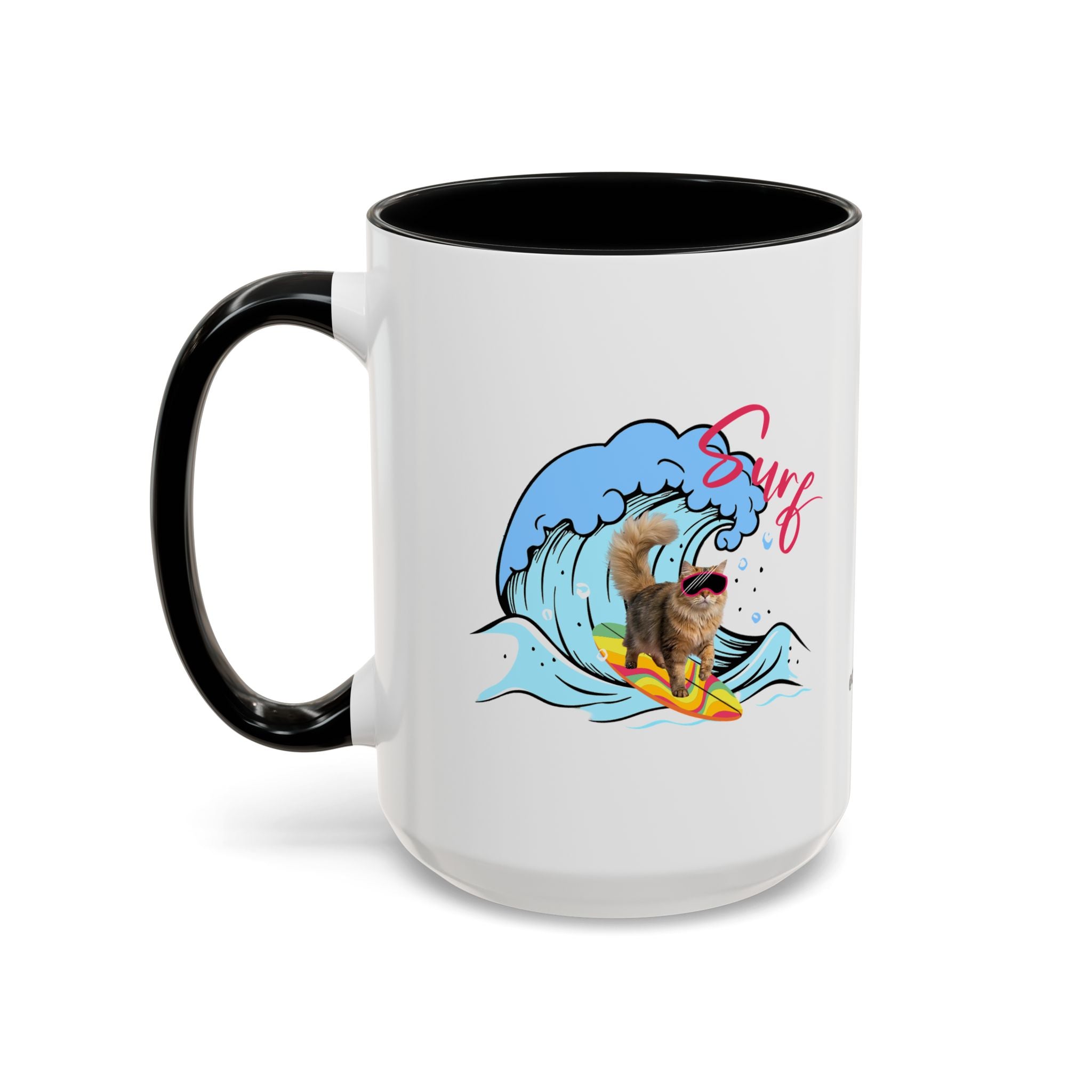 Summer Diving Dog Mug | Personalized Dog Photo Coffee Cup With Custom Text