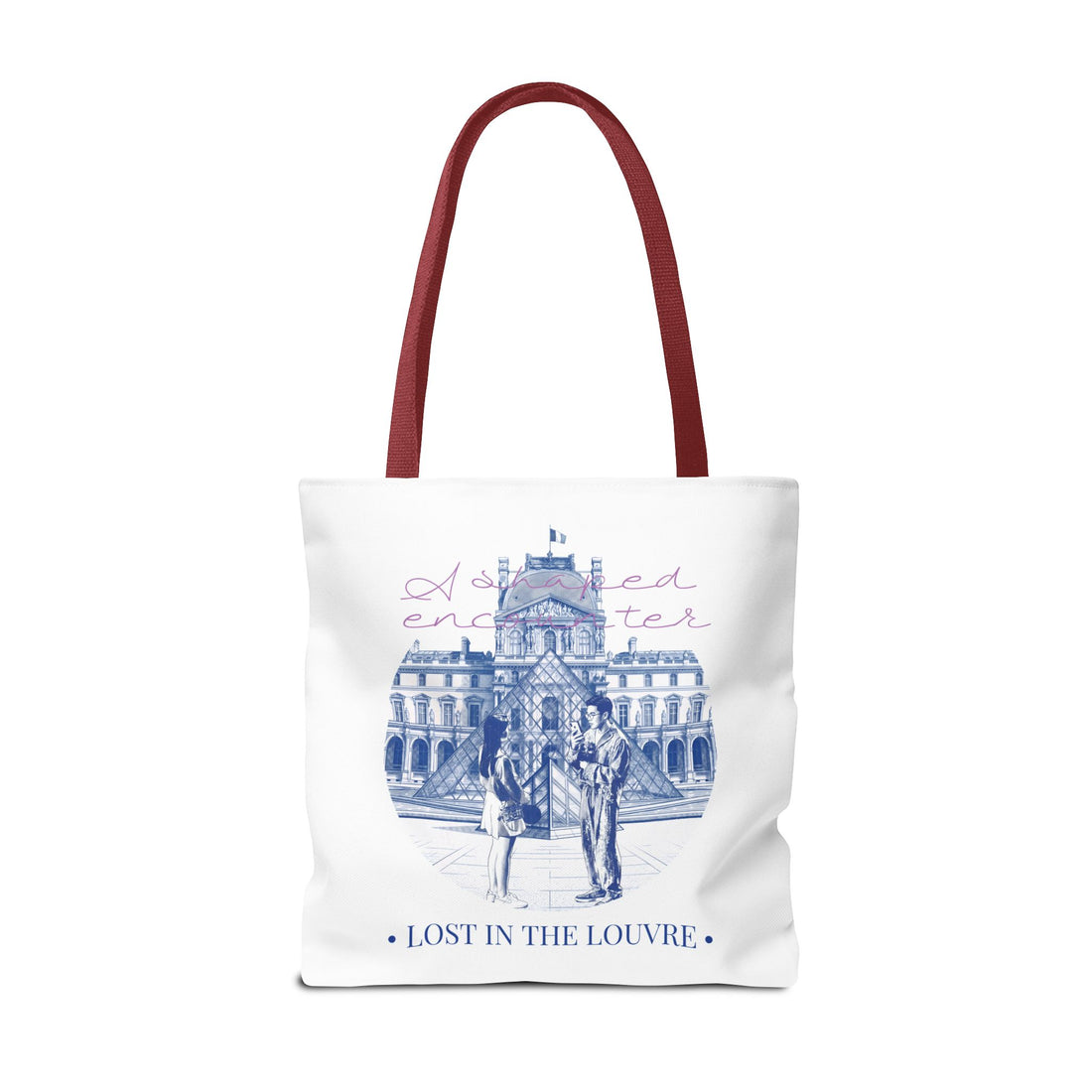 Louvre Paris Tote Bag | Vintage Museum Travel Canvas Bag