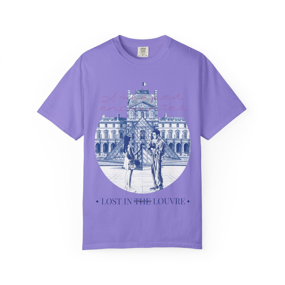 Custom Paris Louvre Travel T-Shirt - Vintage France Vacation Gift