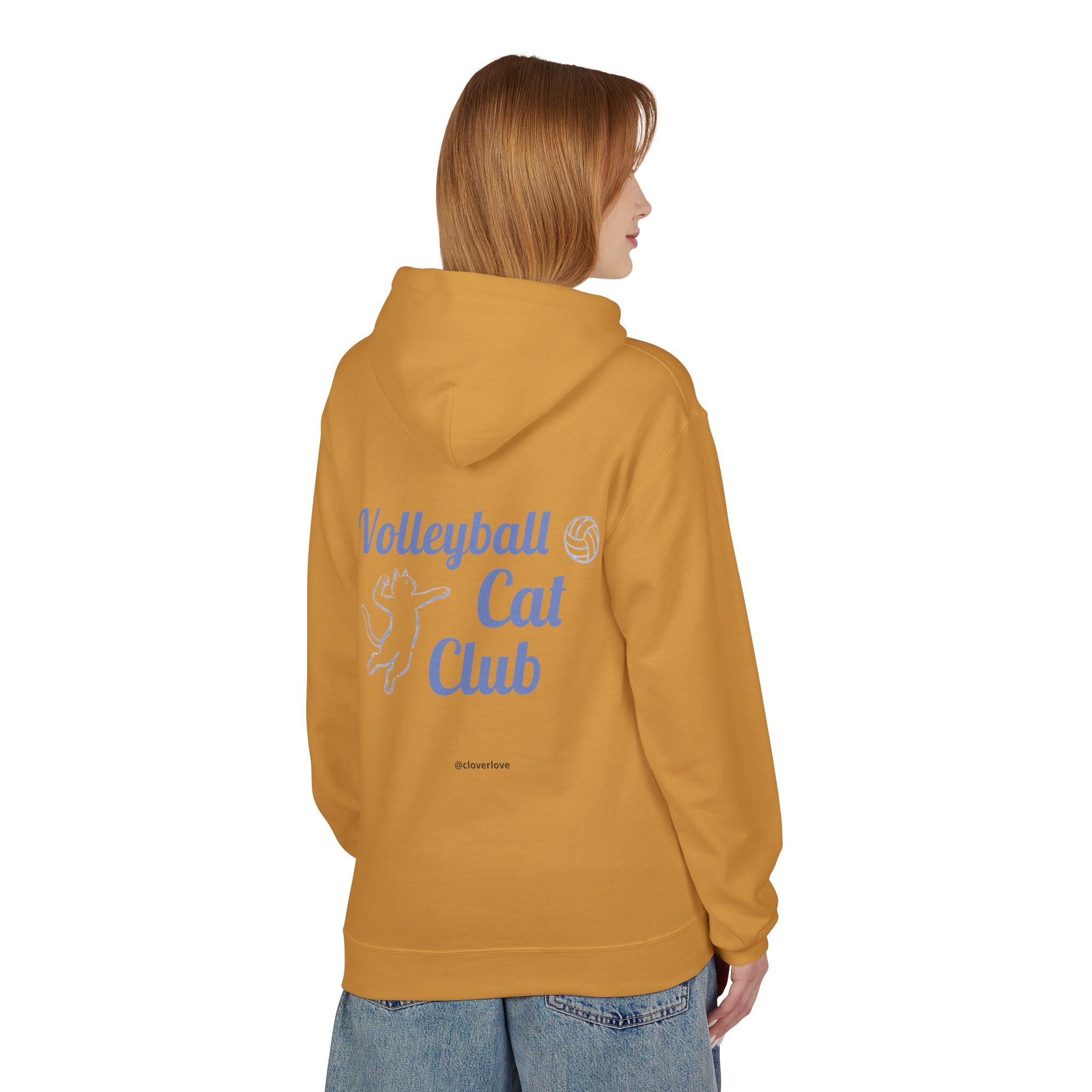VC8, Catch the Echo Hoodie — Ocean Cat Adventure Graphic Hoodie