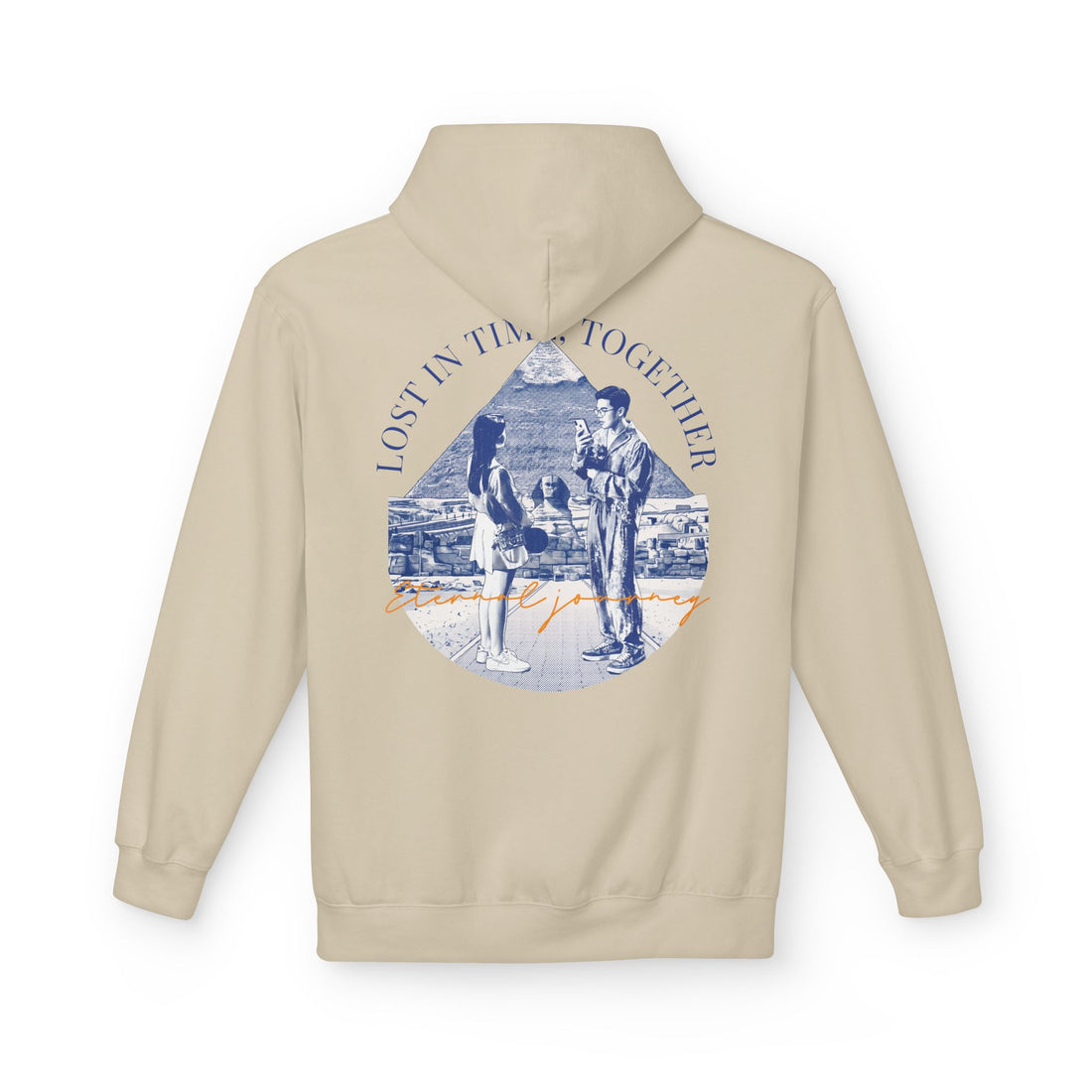 Vintage Travel Hoodie | Couple Landmark Graphic Sweatshirt