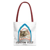 Funny Cat Tote Bag | Custom Pet Photo Shark Summer Bag