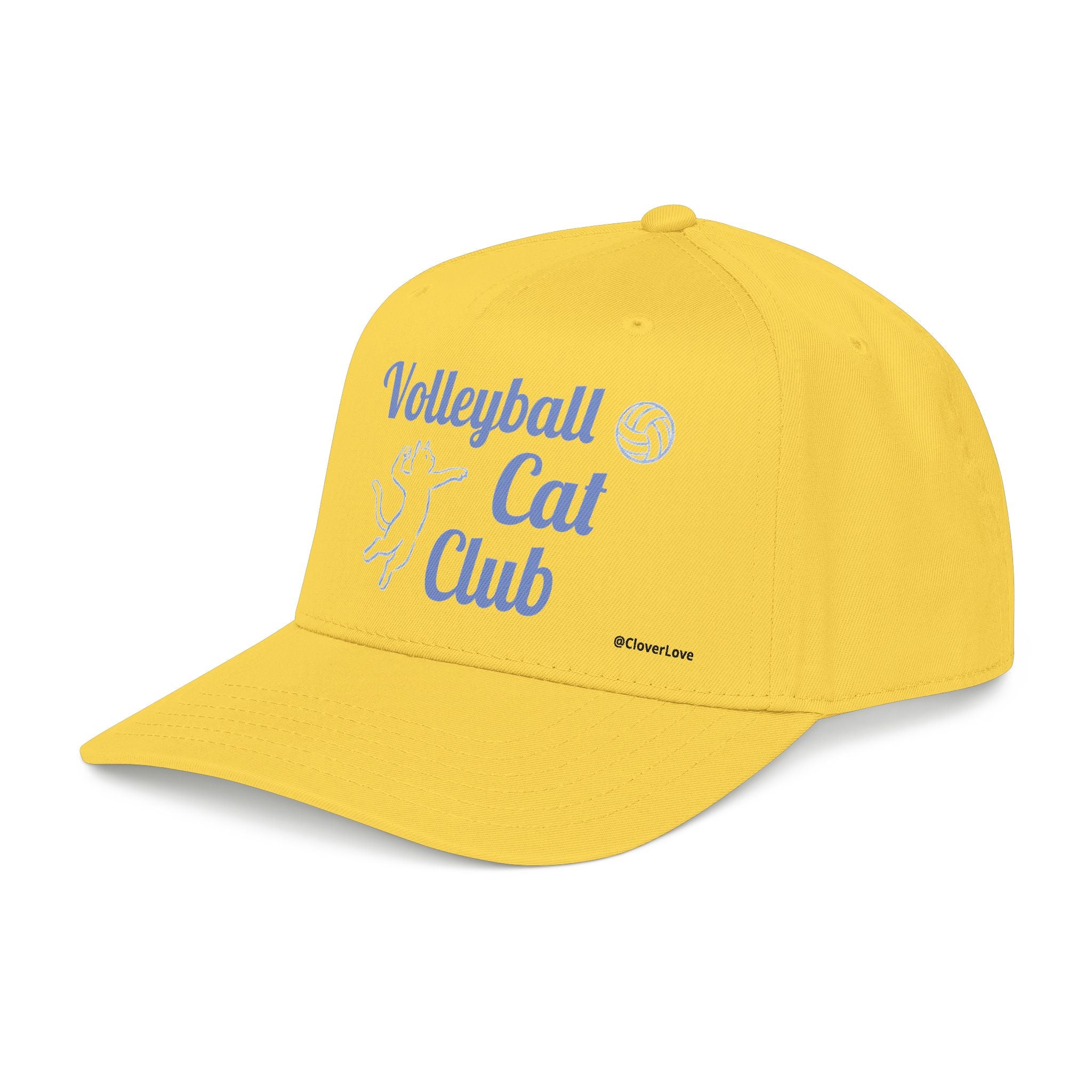 VC8, Cat's Skiff Adventure Baseball Cap — Cute Nautical Cat Hat with @CloverLove Design