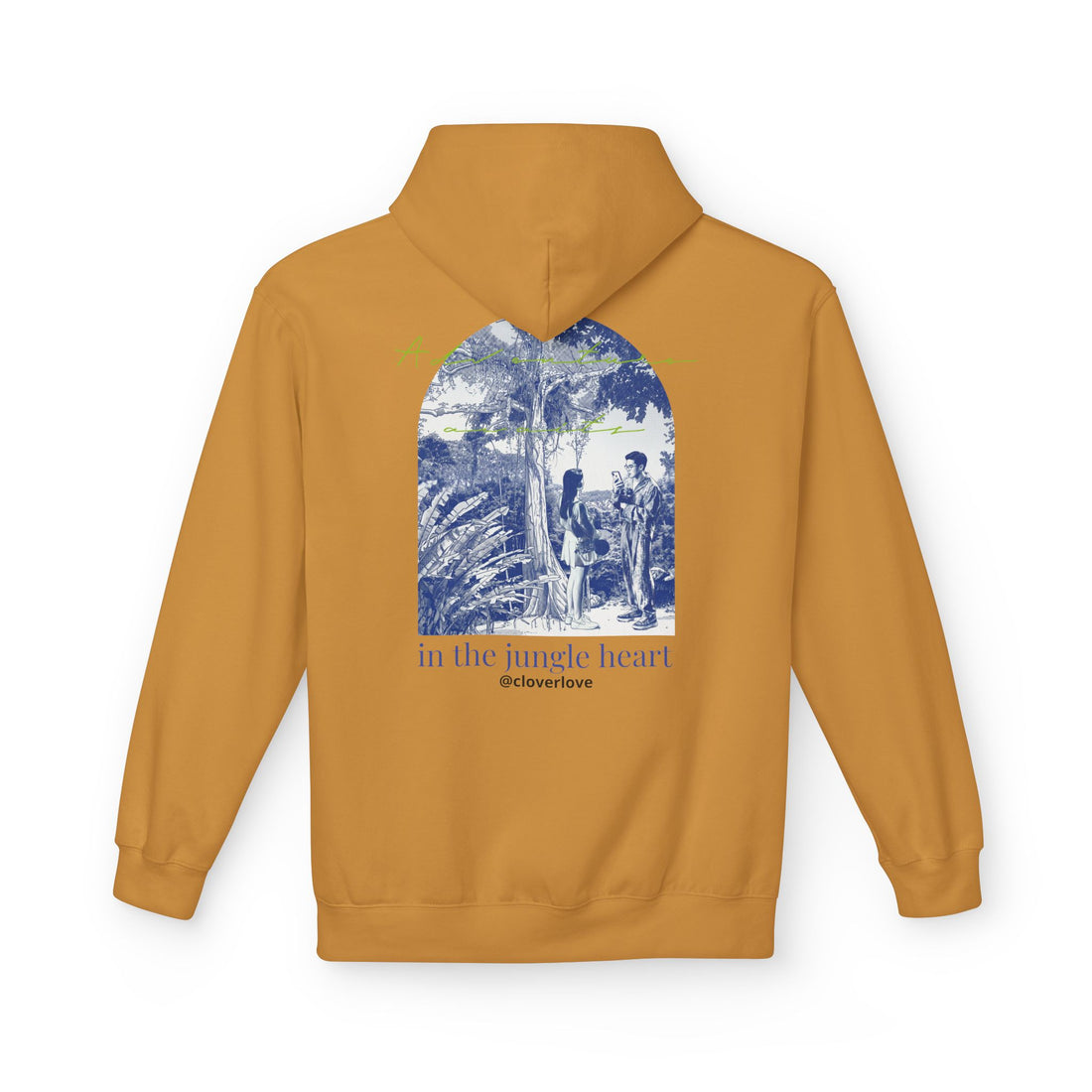 Dschungel-Abenteuer Hoodie – Vintage Tropical Travel Grafik Pullover Sweatshirt