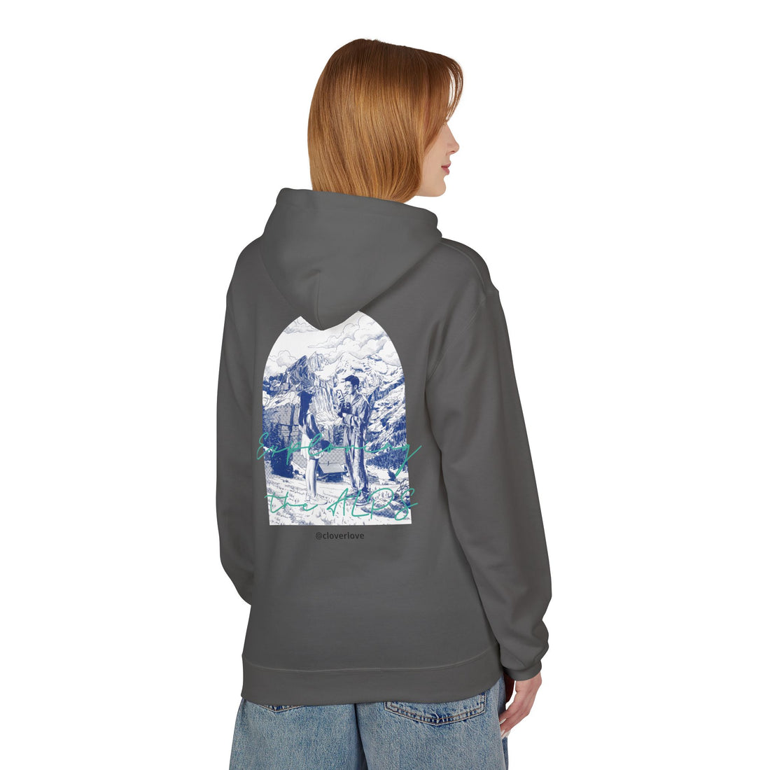 Mountain Travel Hoodie | Abenteuerlandschaft Grafik Pullover