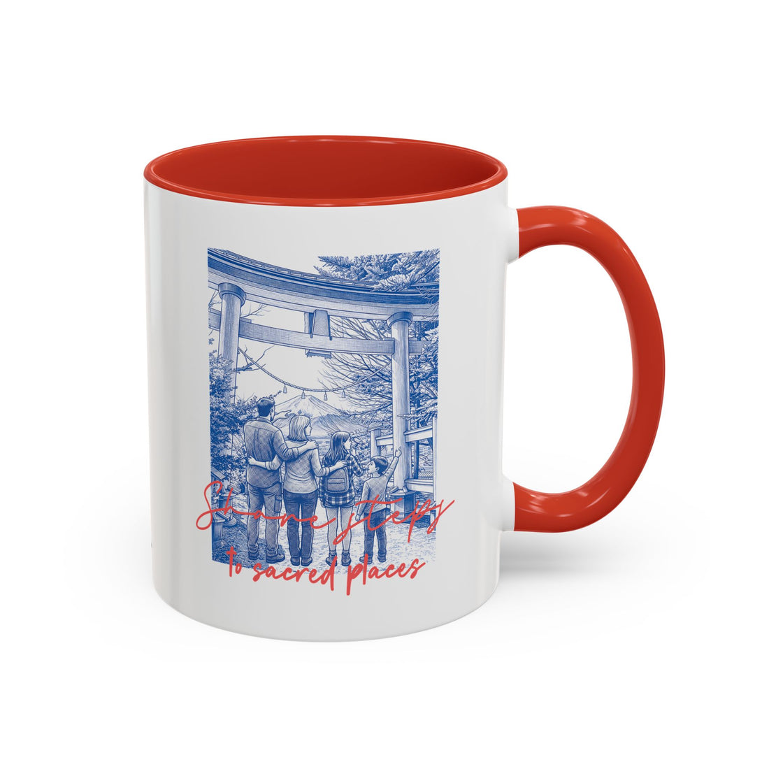 Japan Travel Memory Mug - Mount Fuji Coffee Cup for Travelers