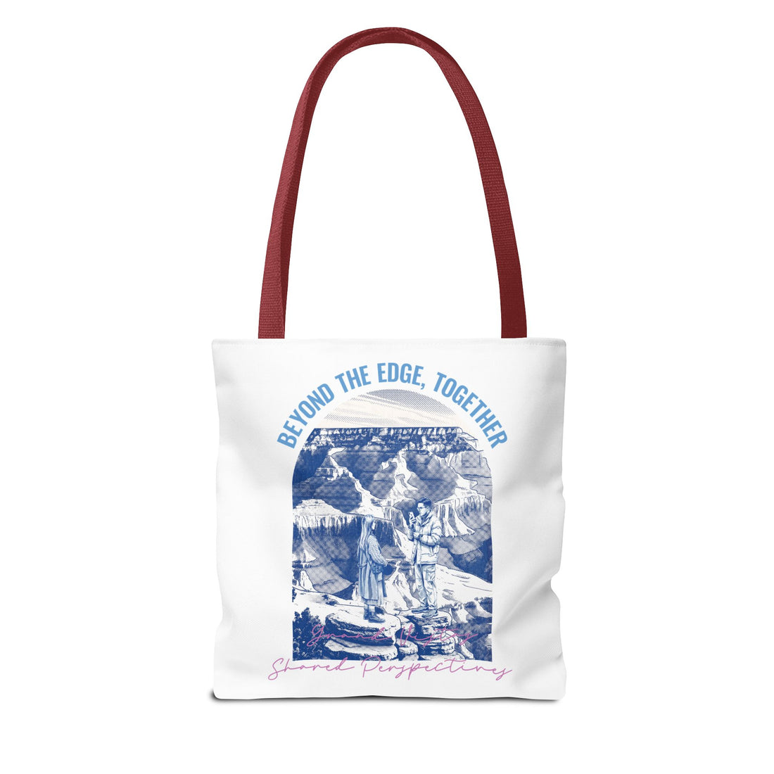 Beyond The Edge Travel Tote Bag | Grand Canyon Adventure Canvas Tote Bag for Travel Lovers