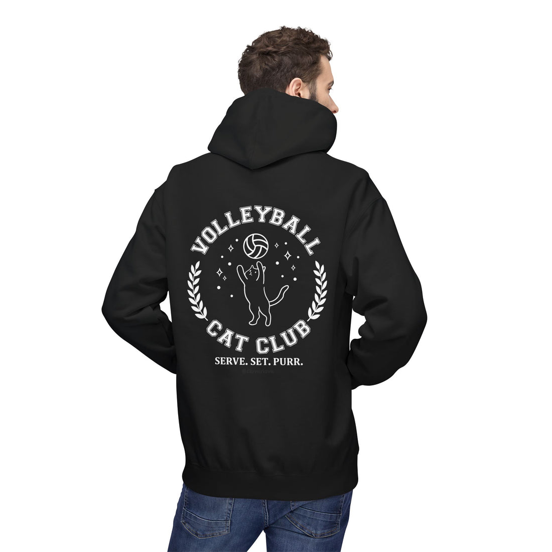 VC2, Catch the Echo Hoodie — Ocean Cat Adventure Graphic Hoodie