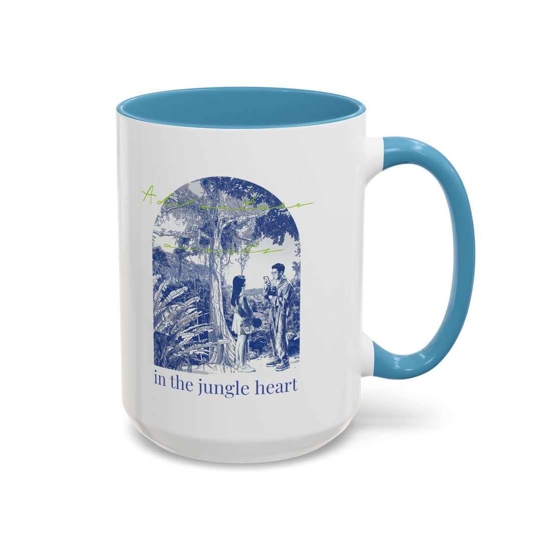 Jungle Adventure Travel Mug - Tropical Nature Coffee Cup for Explorers